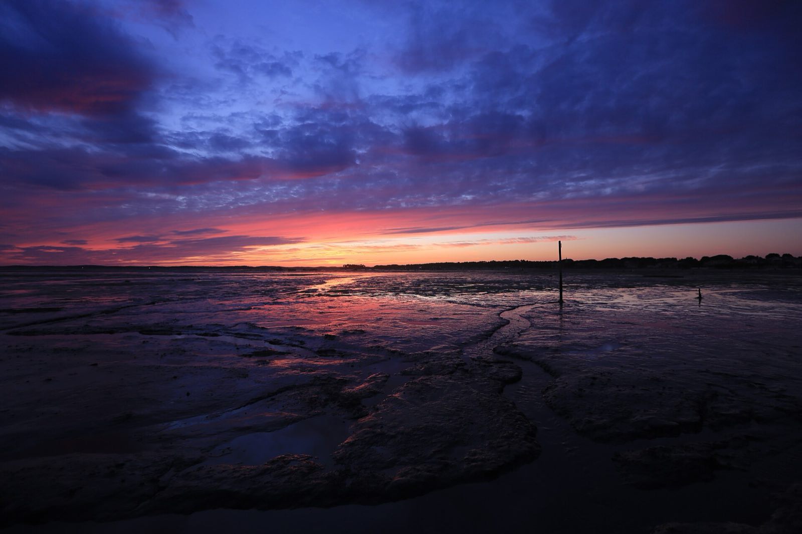 Coucher de soleil à Andernos-les-Bains