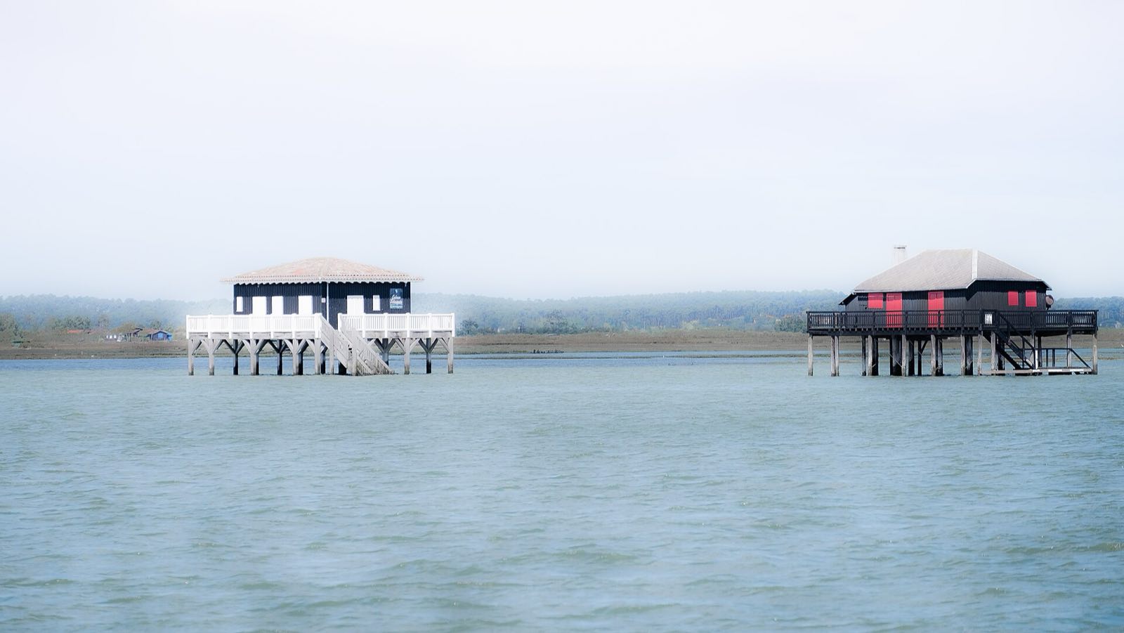 Cabanes tchanquées sur le Bassin d’Arcachon