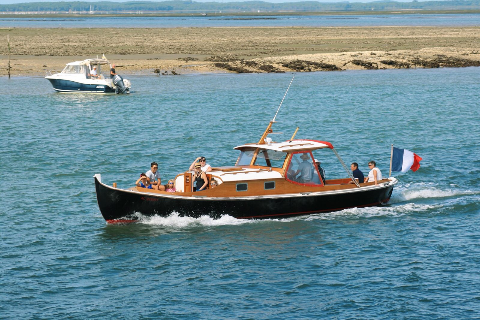 Une pinasse sur le Bassin d’Arcachon